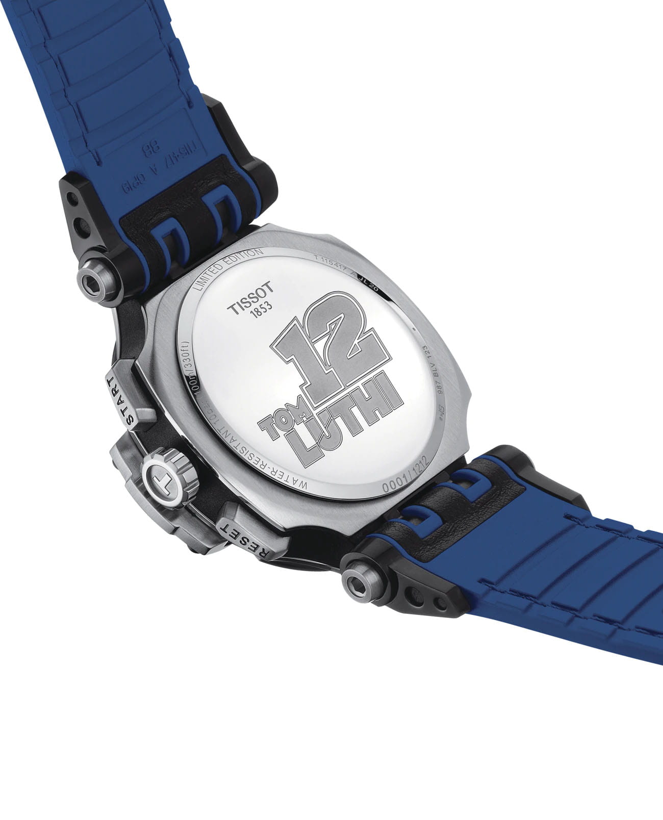 Оригинальные часы Tissot Tissot T-Race Thomas Luthi 2020 T115.417.27.057.03 кварцевые калибр механизма eta g10.212 общий вид